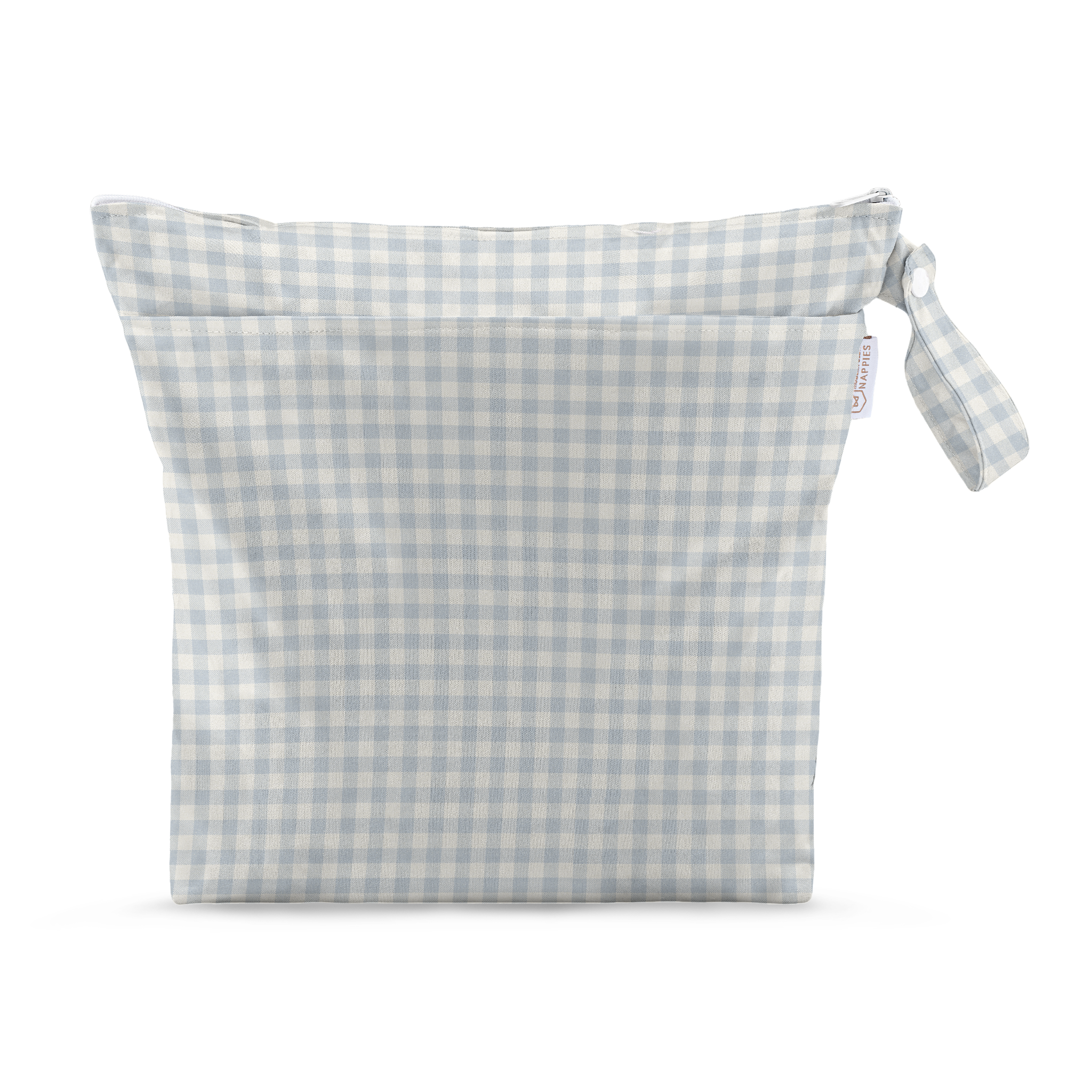 Blue Gingham Medium Wet Bag