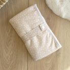 reusable baby changing mat portable / travel - neutral leopard print