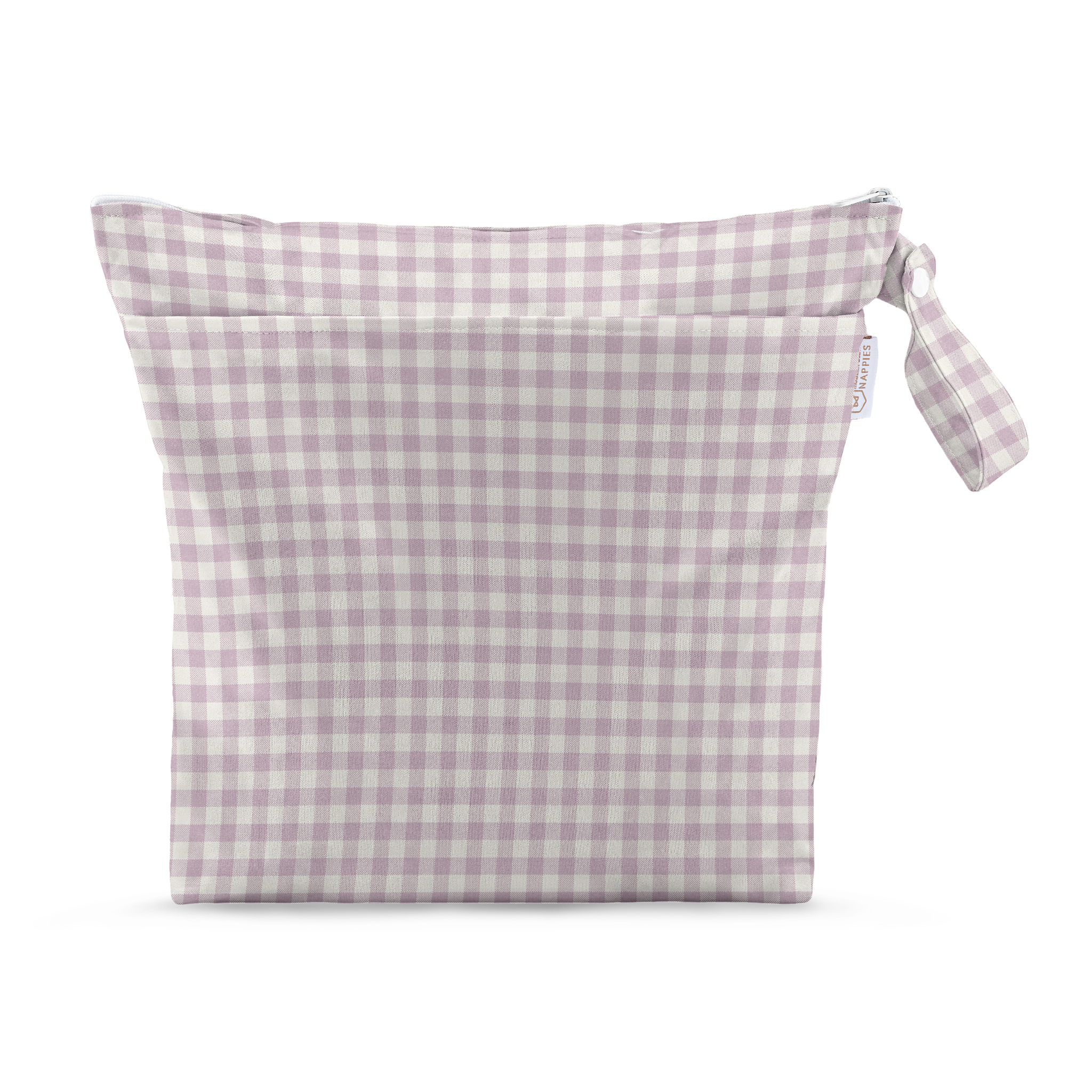 Lilac Gingham Medium Wet Bag