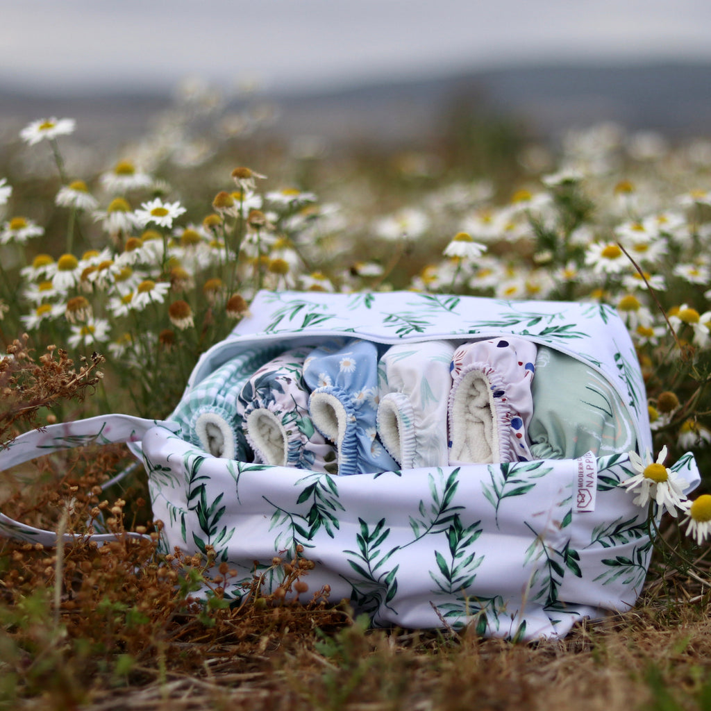 Nappy pod in eden leaf 