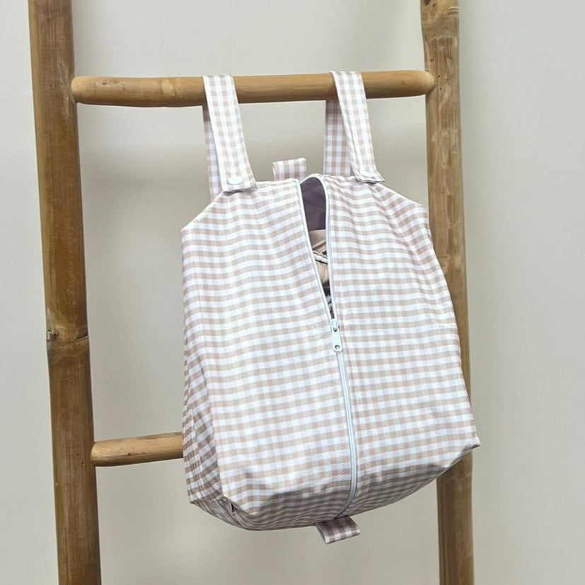 Nappy Pod - Stone Gingham