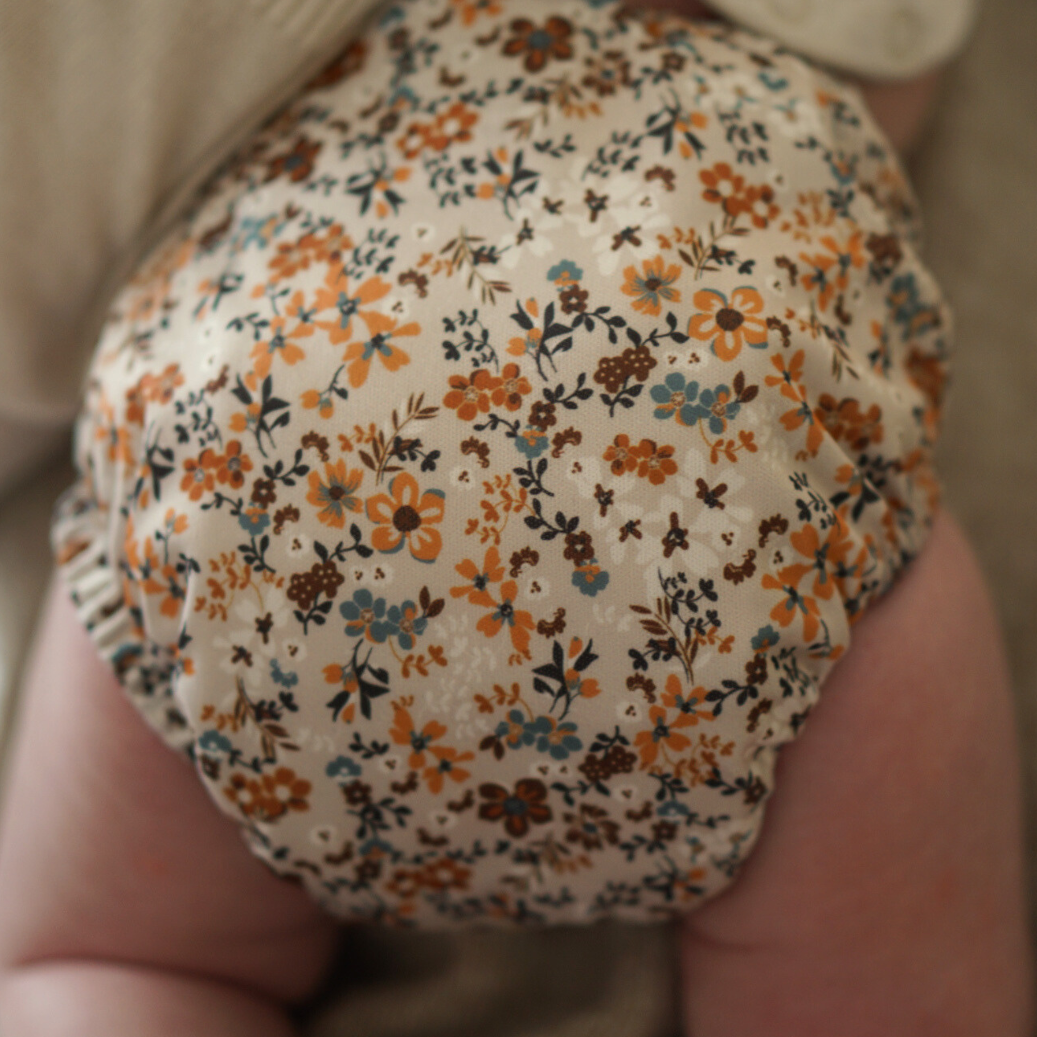 gingerly mixed floral reusable nappy