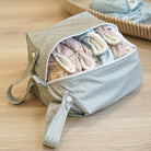 reusable nappy pod in dottie sage